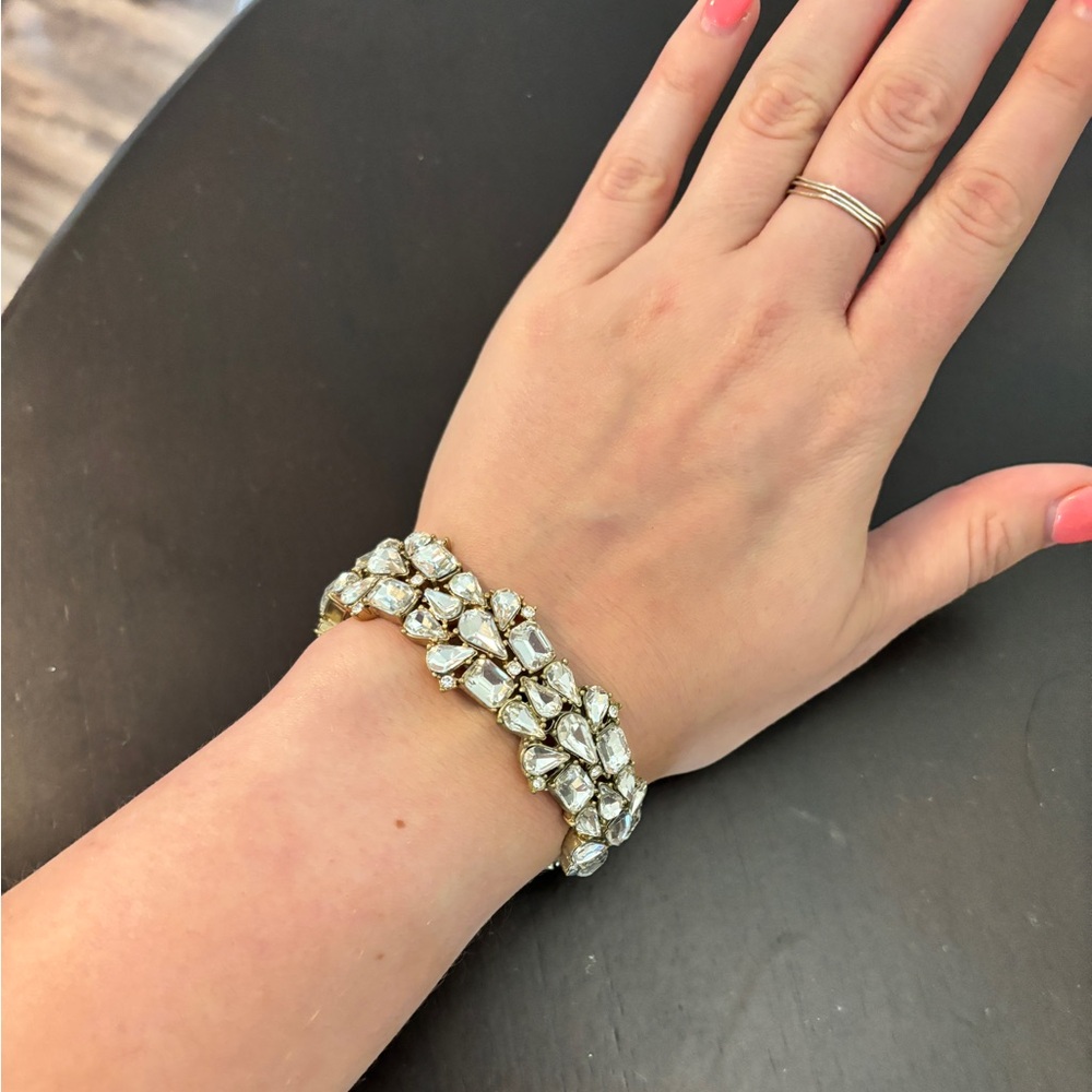 J. Crew Crystal Stretch Bracelet